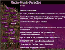 Tablet Screenshot of musikparadies.net